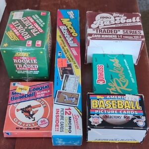 6 Baseball Sets 1988 To 1992 Topps Donruss Score Read Details